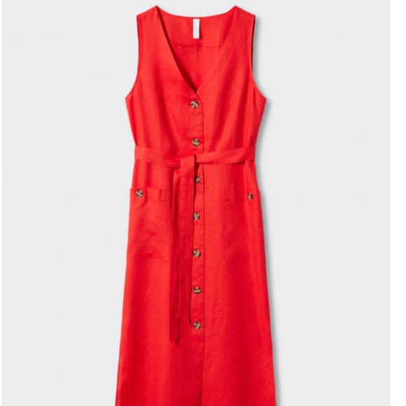 100% linen shirty dress - Picture 6 of 6